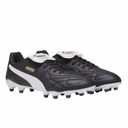 Puma Mens King Top Firm Ground Football Boots - 7 UK, Black/White