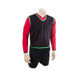 Precision Childrens/Kids Plain Mesh Training Bib - 2-3 Years, Black