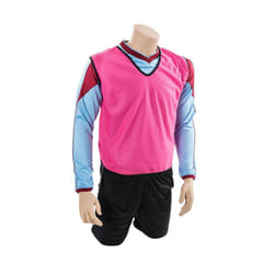 Precision Childrens/Kids Plain Mesh Training Bib - 2-3 Years, Pink