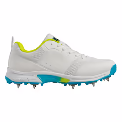 Gunn And Moore Mens Aion Spiked Cricket Shoes - 8 UK, White/Blue/Green