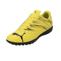 Puma Childrens/Kids Attacanto Turf Training Football Boots - 4 UK, Yellow/Black