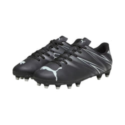 Puma Childrens/Kids Attacanto Turf Training Football Boots - 11 UK Child, Black/Silver