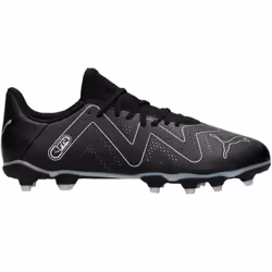 Puma Childrens/Kids Future Play Football Boots - 11 UK Child, Black/Silver