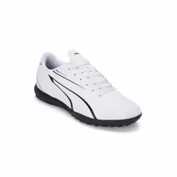 Puma Boys Vitoria TT Football Boots - 4 UK, White/Black