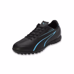 Puma Boys Vitoria TT Football Boots - 13 UK Child, Black/Luminous Blue