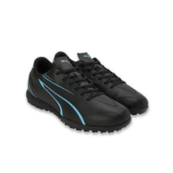 Puma Boys Vitoria TT Football Boots - 11 UK Child, Black/Luminous Blue