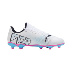 Puma Childrens/Kids Future 7 Play Football Boots - 10 UK Child, Puma White