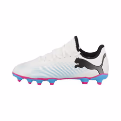 Puma Childrens/Kids Future 7 Play Football Boots - 10 UK Child, Puma White