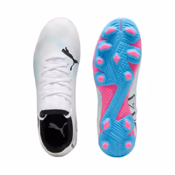 Puma Childrens/Kids Future 7 Play Football Boots - 11 UK Child, Puma White