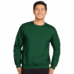 Gildan Mens Heavy Blend Sweatshirt - S, Forest Green