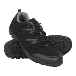 Mountain Warehouse Mens Outdoor III Suede Walking Shoes - 11 UK, Black