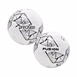 Precision Fusion FIFA Basic Training Ball - 5, White/Silver/Black