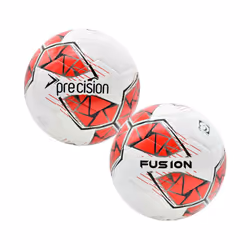 Precision Fusion FIFA Basic Training Ball - 5, White/Red/Grey/Black