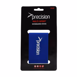 Precision Logo Shin Guard Stays - One Size, Royal Blue