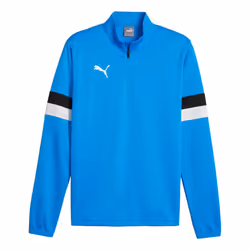 Puma Mens TeamRISE Quarter Zip Top - XS, Blue
