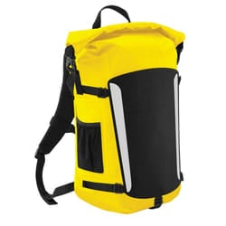 Quadra SLX Waterproof 25L Backpack - One Size, Black/Yellow