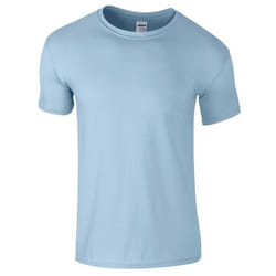Gildan Childrens/Kids Softstyle Plain T-Shirt - 5-6 Years, Light Blue