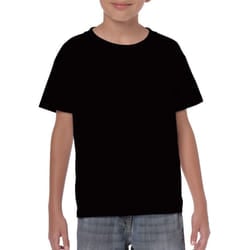 Gildan Childrens/Kids Softstyle Plain T-Shirt - 7-8 Years, Black