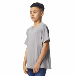Gildan Childrens/Kids Plain Cotton Lightweight T-Shirt - 7-8 Years, Sporty Grey