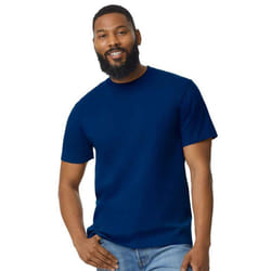 Gildan Mens Cotton Lightweight T-Shirt - 3XL, Navy