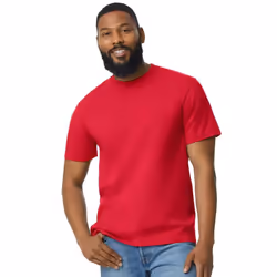 Gildan Mens Cotton Lightweight T-Shirt - M, Red