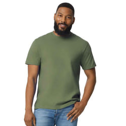 Gildan Mens Cotton Lightweight T-Shirt - XXL, Military Green