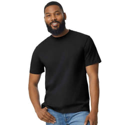 Gildan Mens Cotton Lightweight T-Shirt - S, Black