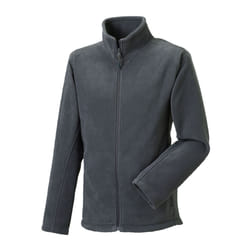 Russell Mens Outdoor Full Zip Fleece Jacket - XS, Convoy Grey
