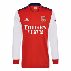 Arsenal 2021-2022 Long Sleeve Home Shirt (XHAKA 34) - S