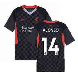 2020-2021 Liverpool Third Shirt (Kids) (ALONSO 14) - SB