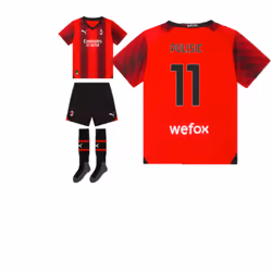 2023-2024 AC Milan Home Mini Kit (Pulisic 11) - 4-5 Years