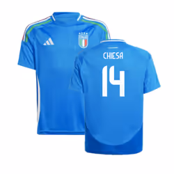 2024-2025 Italy Home Shirt (Kids) (CHIESA 14) - MB