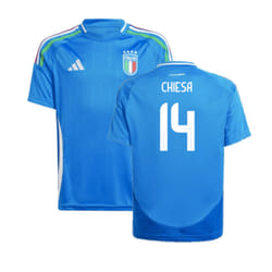 2024-2025 Italy Home Shirt (Kids) (CHIESA 14) - MB