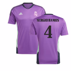 2022-2023 Real Madrid Condivo Training Jersey (Purple) (SERGIO RAMOS 4) - XXL