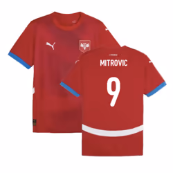 2024-2025 Serbia Home Shirt (Mitrovic 9) - XXL