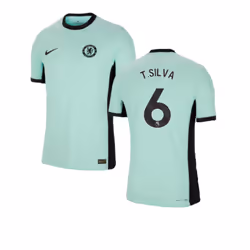 2023-2024 Chelsea Third Authentic Shirt (T.SILVA 6) - XS