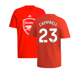 2024-2025 Arsenal DNA Graphic Tee (Red) (Campbell 23) - M