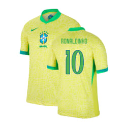 2024-2025 Brazil Home Shirt (Ronaldinho 10) - XL