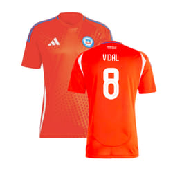 2024-2025 Chile Home Shirt (VIDAL 8) - XS