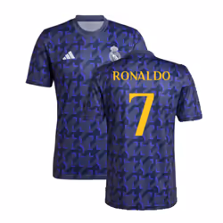 2023-2024 Real Madrid Pre-Match Shirt (Shadow Navy) (Ronaldo 7) - L