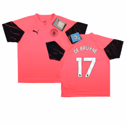 2023-2024 Man City Training Jersey (Sunset Glow) - Kids (DE BRUYNE 17) - XXLB