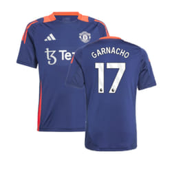 2024-2025 Man Utd Training Jersey (Night Indigo) - Kids (Garnacho 17) - SB