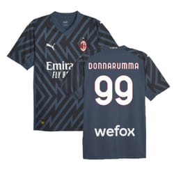 2023-2024 AC Milan Goalkeeper Home Shirt (Dark Night) (DONNARUMMA 99) - L