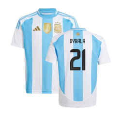 2024-2025 Argentina Home Shirt (Kids) (DYBALA 21) - XLB