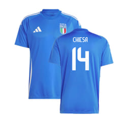 2024-2025 Italy Home Fan Jersey (CHIESA 14) - M