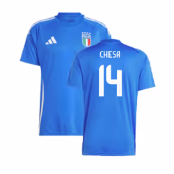2024-2025 Italy Home Fan Jersey (CHIESA 14) - XXL