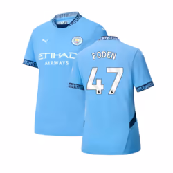 2024-2025 Man City Home Shirt (Womens) (Foden 47) - L