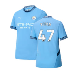 2024-2025 Man City Home Shirt (Womens) (Foden 47) - L