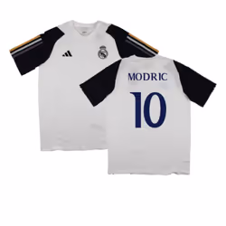 2023-2024 Real Madrid Core Tee (White) (Modric 10) - L