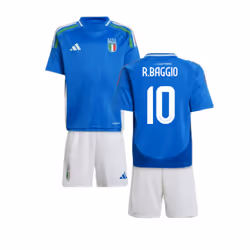 2024-2025 Italy Home Mini Kit (R.BAGGIO 10) - 4-5 Years